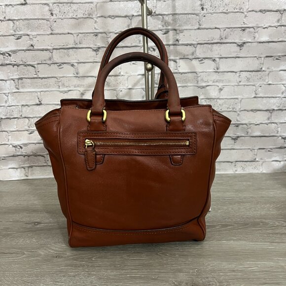 Coach Legacy Mini Tanner 2Way Brown Leather Bag Style 48894 Rare - Picture 2 of 6